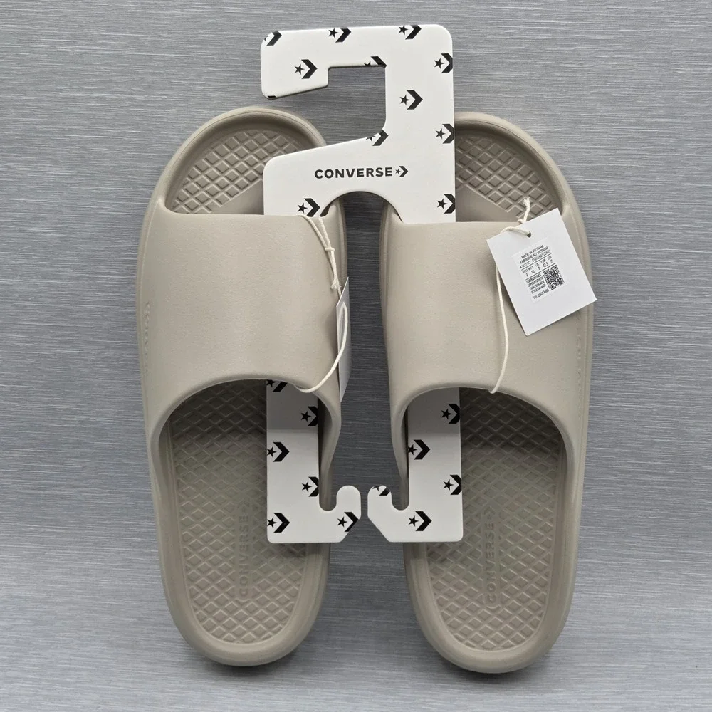 Converse Men's 9 Slides Brown Sandals Comfort Beach Sport Women's 10 A12175C